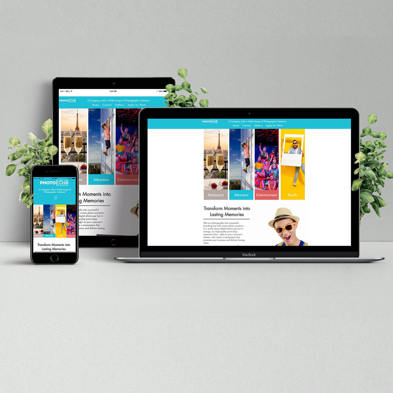 PhotoEcho Web Design