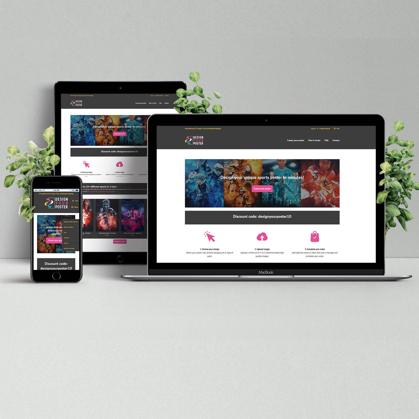 DesignYourPoster Web Design